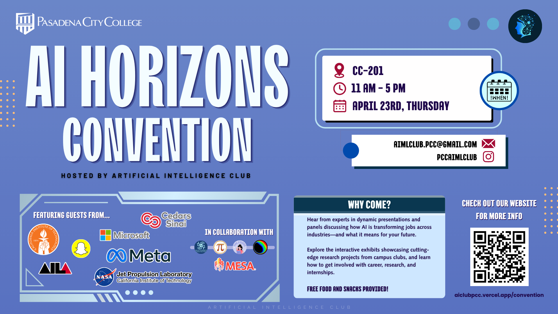 AI Horizons Convention Poster